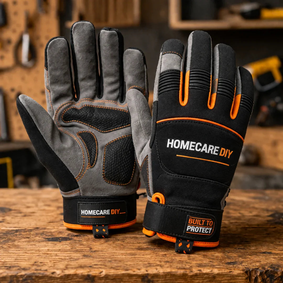 Homecare DIY Work Gloves – Heavy-Duty Protective Gloves for DIY Projects
